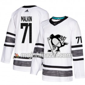 Dresovi Pittsburgh Penguins Evgeni Malkin 71 2019 All-Star Adidas Bijela Authentic - Muške